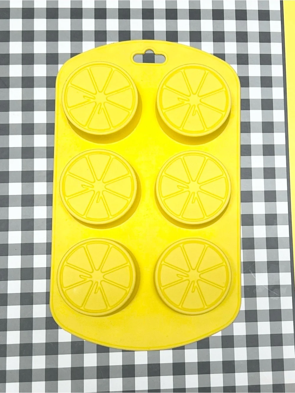 Lemon Ice Cube Tray - Yellow Silicone Citrus Mold